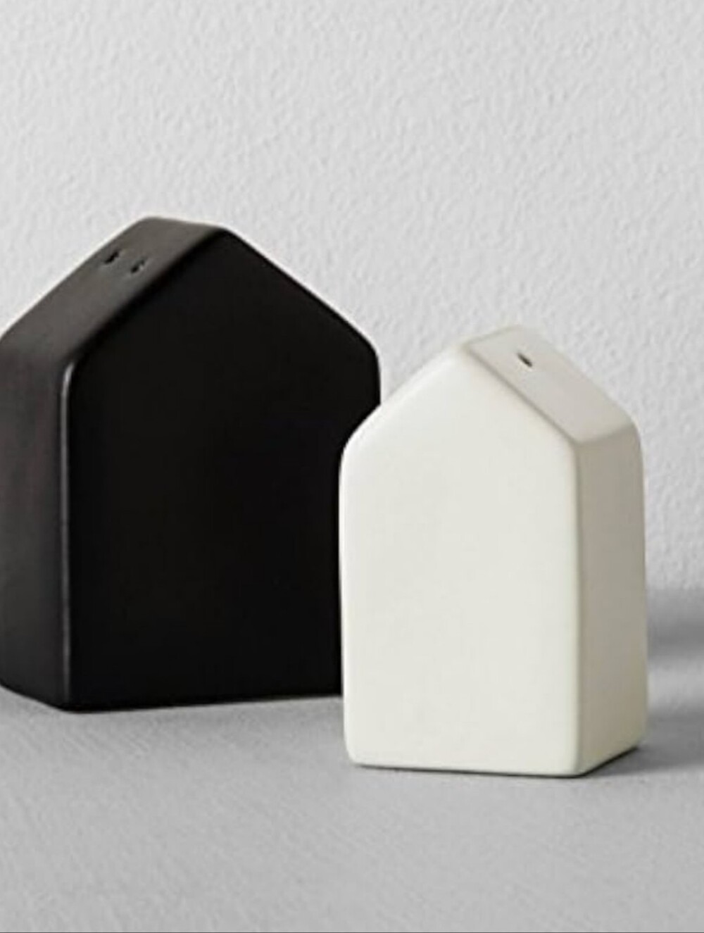 Minimalist House Salt & Pepper Shakers - Black and White Hearth & Hand